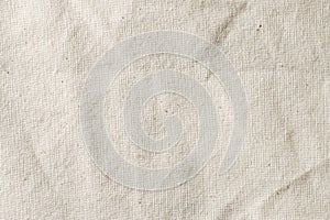 White calico fabric cloth background texture