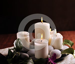 White candles