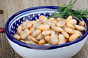 White canned beans