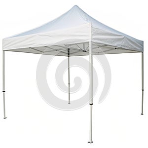 White canopy isolated on white background