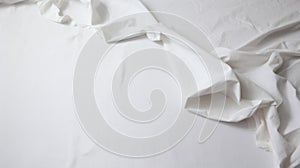 White canvas fabric. Generative AI.