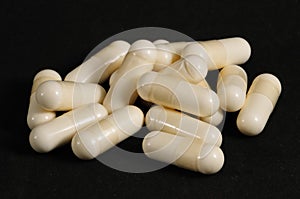 White capsules