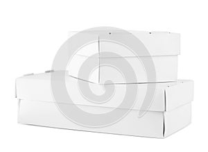 white cardboard box, packaging without label