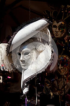 White Carnival Mask
