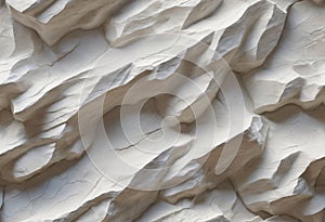 White carved out rock background