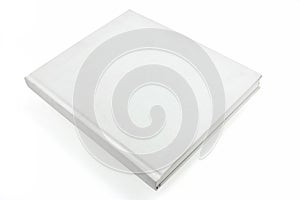 White casebound book