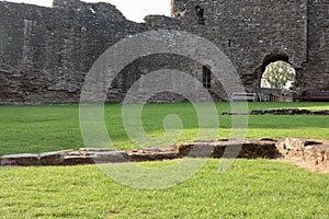 WHITE CASTLE, an ancient historical landmark in Abergavenny, Wales UK