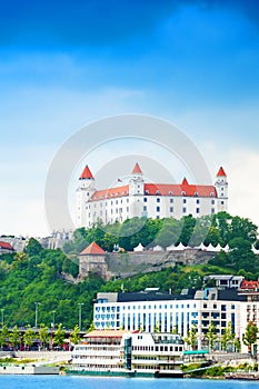 White castle in Bratislava photo