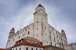 The white castle of  Bratislava, Slovakia