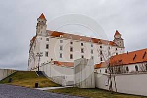 The white castle of Bratislava,  Slovakia