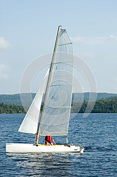 White catamaran