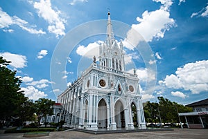 White Catholic Church in Thailand