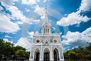 White Catholic Church in Thailand
