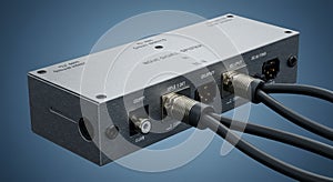 A white ceiling-mounted wireless access point with a sleek, rounded design is installed