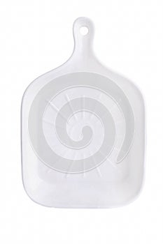 White ceramic baking dish