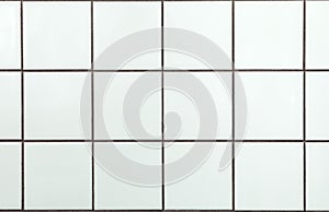 White ceramic bathroom wall tile pattern for background