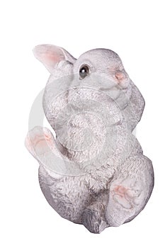 White ceramic bunny