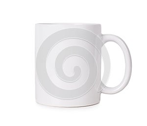 White ceramic mug