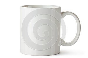 White ceramic mug