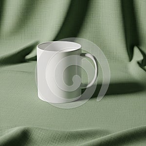 Has subtle folds, adding depth to the scene. Lighting creates soft