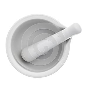 White ceramic pounder photo