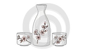 Against a plain white background emphasizing its elegant and