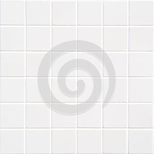 White ceramic tile with 36 squares in square form