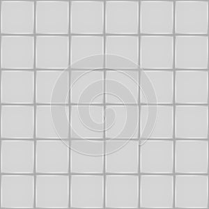 White ceramic tile seamless pattern