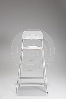 White chair in Photography studio
