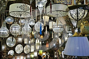 White Chandeliers of the Grand Bazaar