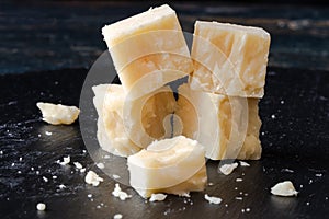 White cheddar cheese cubes