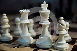 White chess figures