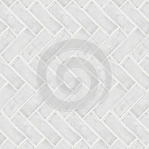 White chevron floor tile texture with crackle finish