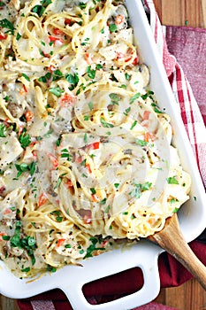 White chicken spaghetti