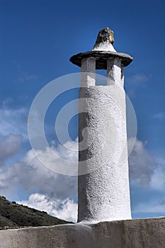 A white chimney in spain