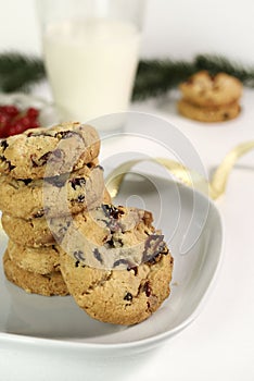 White Chocolate Chip Cranberry Cookies.