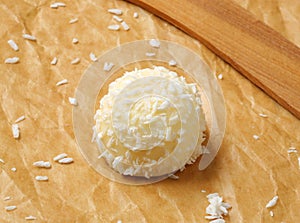 White Chocolate and Coconut Truffle