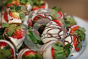 White Chocolate covered Strawberries