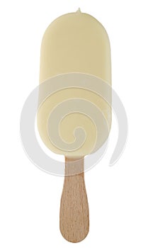White chocolate icelolly photo