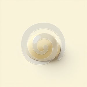 White chocolate isolated on transparent background photo
