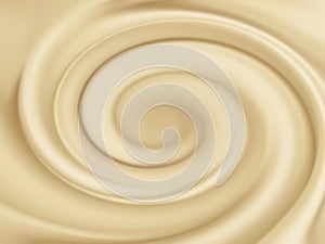 White chocolate texture - abstract swirls