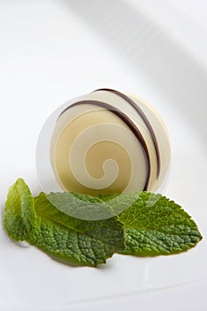 White chocolate truffle