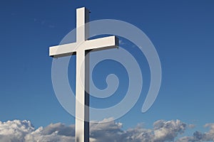 White Christain Cross photo