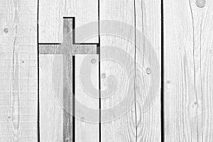 White christian religion symbol cross shape