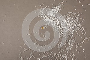 White Christmas angel flying