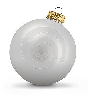 White Christmas ball