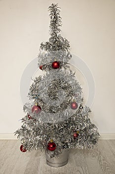 White Christmas tree