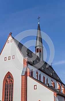 White church in historic city Mainz