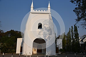White church, Indore, Madhya Pradesh