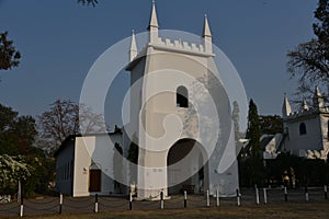 White church, Indore, Madhya Pradesh